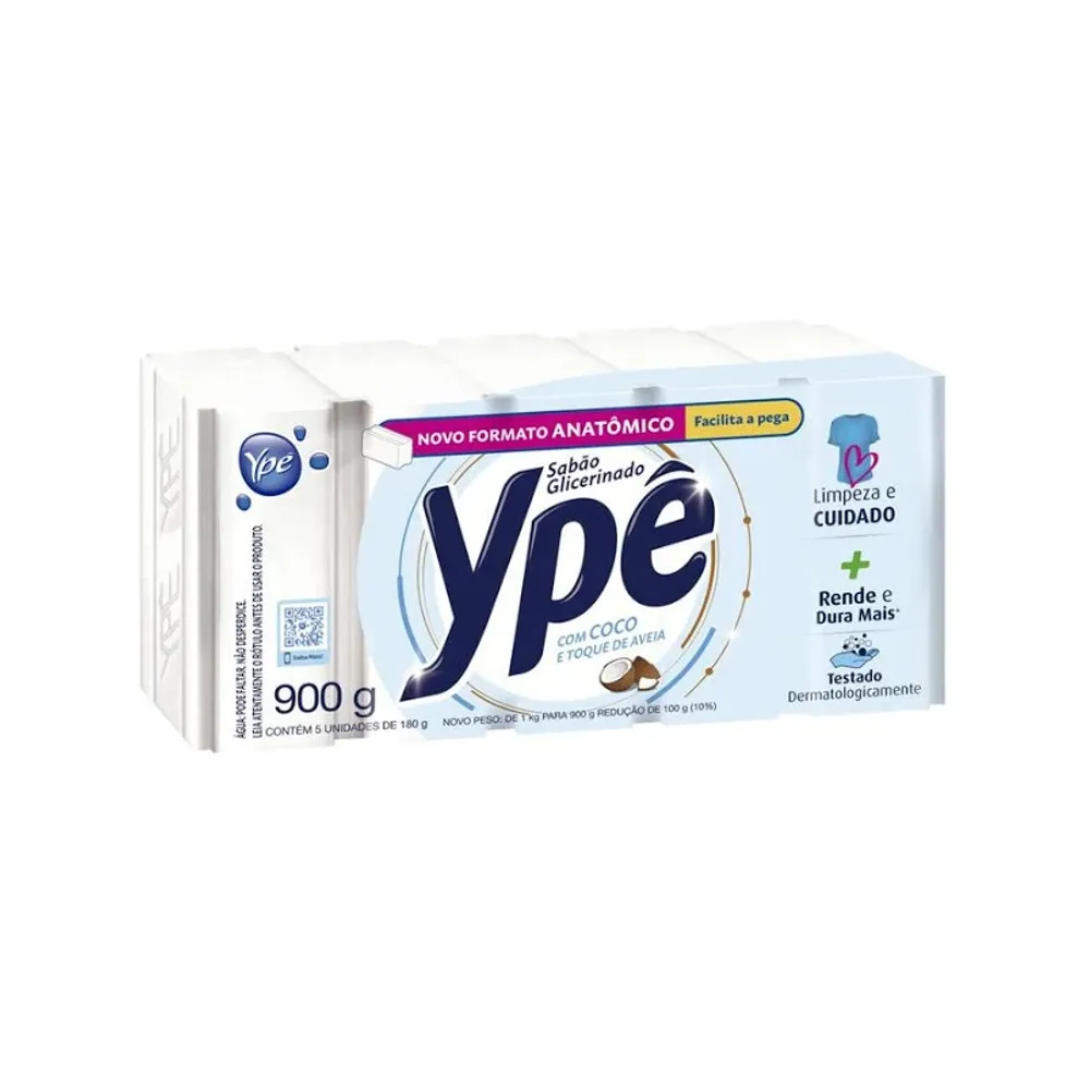 Sabão de Coco Ypê 5 Un.